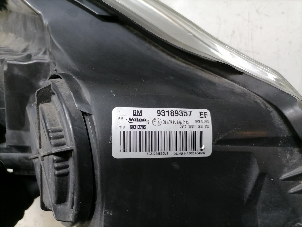 Opel Corsa D original Scheinwerfer vorn links Halogen leicht vergilbt Bj.2006